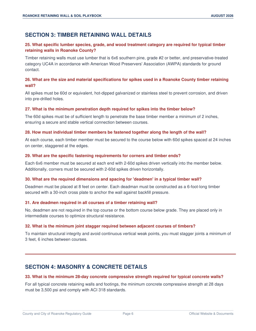 Maintenance questions
