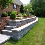 Commercial Retaining Walls in Vinton